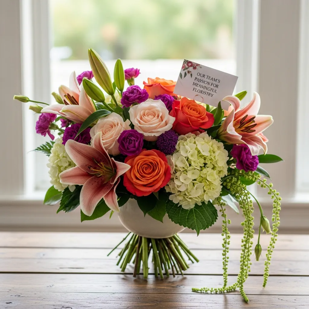 Our team's passion for meaningful floristry